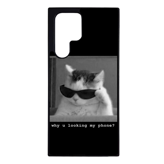 کاور طرح why u looking my phone مناسب برای گوشی موبایل سامسونگ galaxy s23 ultra