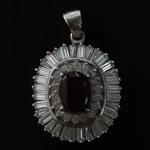 آویز گردنبند نقره زنانه مدل p02