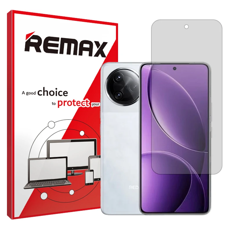 محافظ صفحه نمایش شفاف ریمکس مدل هیدروژلی مناسب برای گوشی موبایل شیائومی Redmi K80 Pro