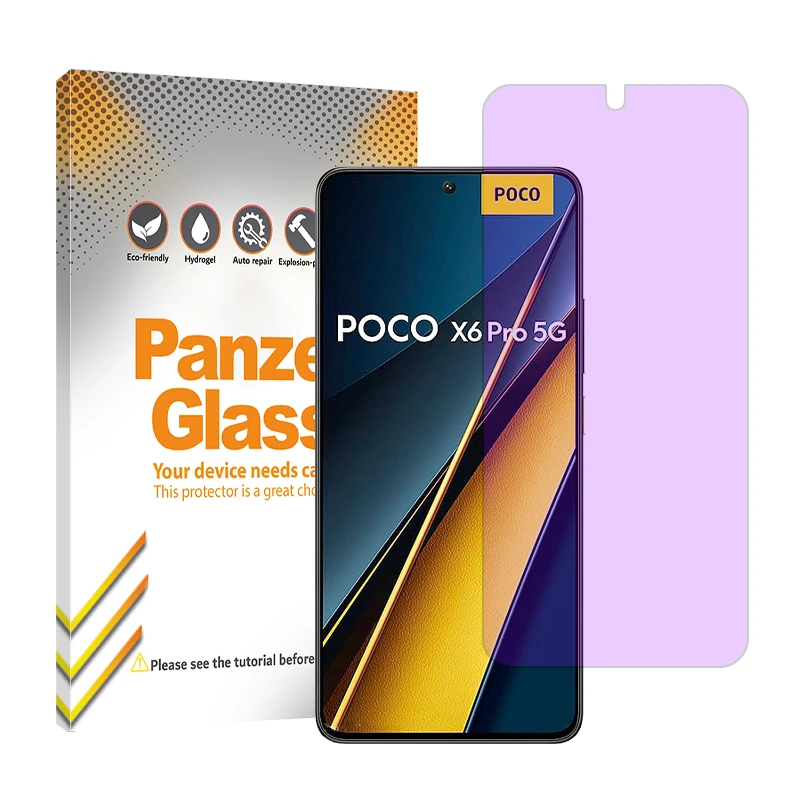 محافظ صفحه نمایش آنتی پرپل پنزر گلس مدل Resistant مناسب برای گوشی موبایل شیائومی Poco X6 Pro