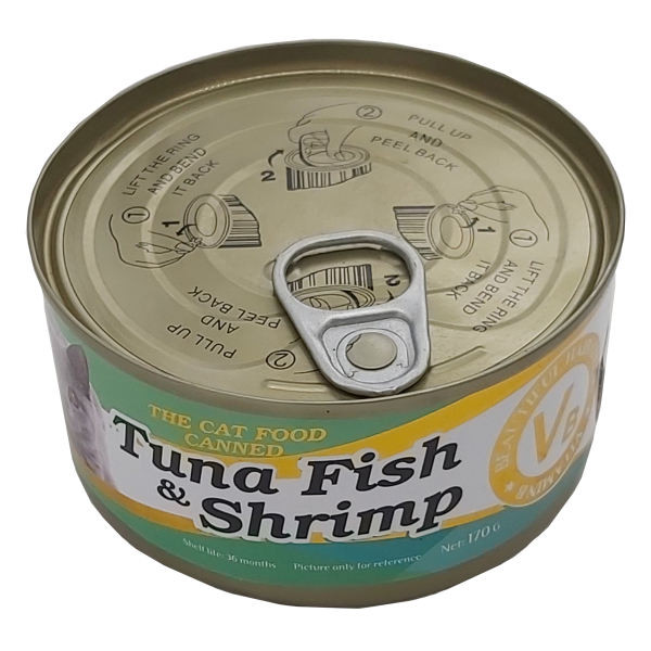  کنسرو غذای گربه کد Tuna-Fish_VB1 وزن 170 گرم
