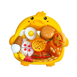 ست اسباب بازی آشپزخانه مدل فست فود برشی