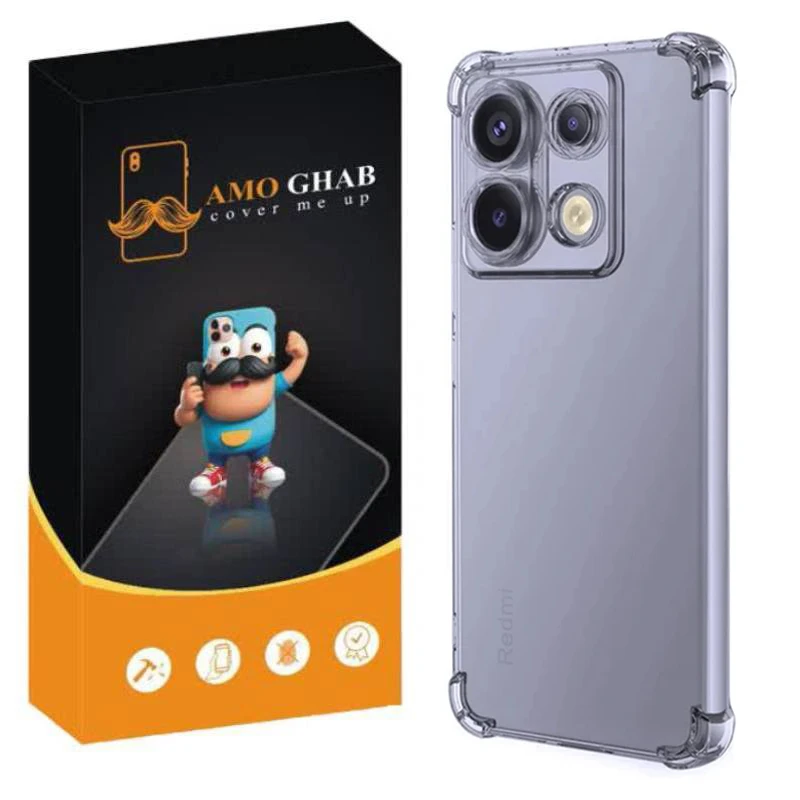 کاور عمو قاب مدل Cirystal مناسب برای گوشی موبایل شیائومی Redmi Note 13 Pro 4G / Poco M6 Pro