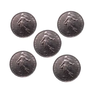سکه تزئینی مدل AS-42 مجموعه 5 عددی