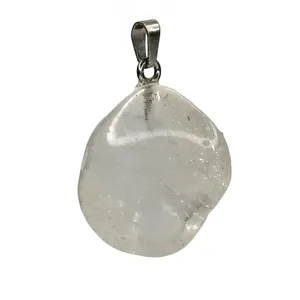 آویز گردنبند زنانه و مردانه مدل سنگ کوارتز کد A_M9