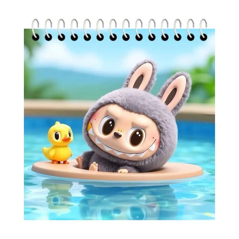 دفترچه یادداشت 50 برگ آلبالو مدل عروسک لبوبو کد 4124