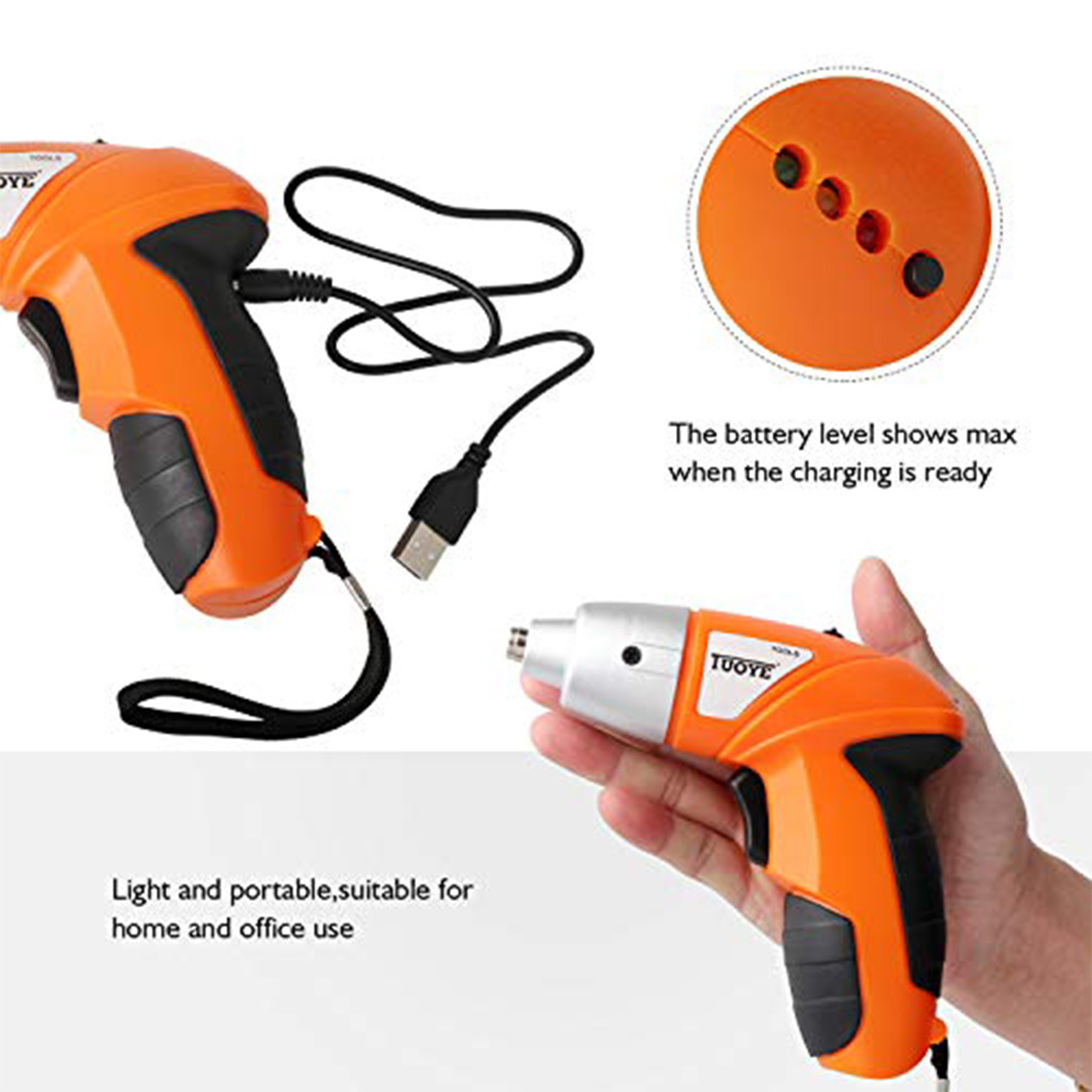 پیچ گوشتی شارژی تویو کد 48