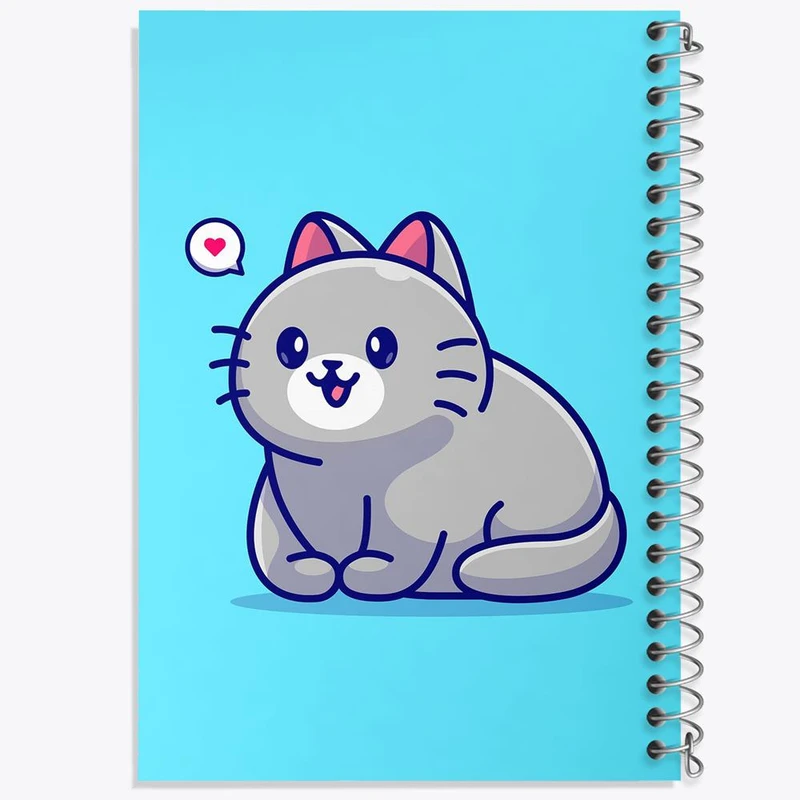 دفتر لیست خرید 50 برگ خندالو طرح گربه کد 25415