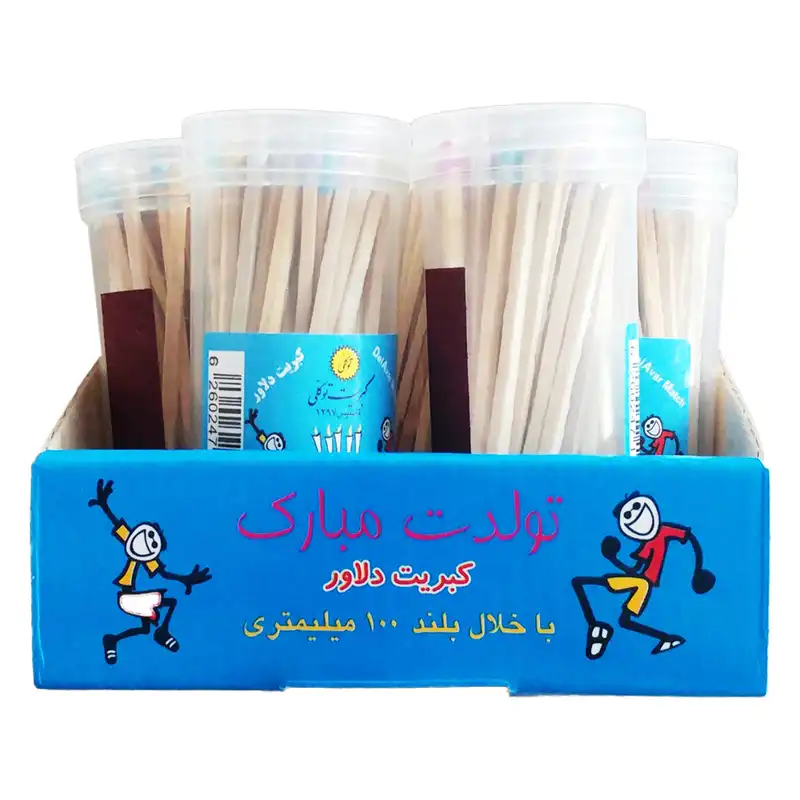 کبریت توکلی طرح تولدت مبارک بسته 17 عددی