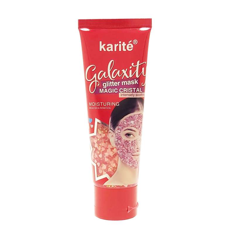 ماسک صورت کاریته مدل glitter mask حجم 80 میلی لیتر