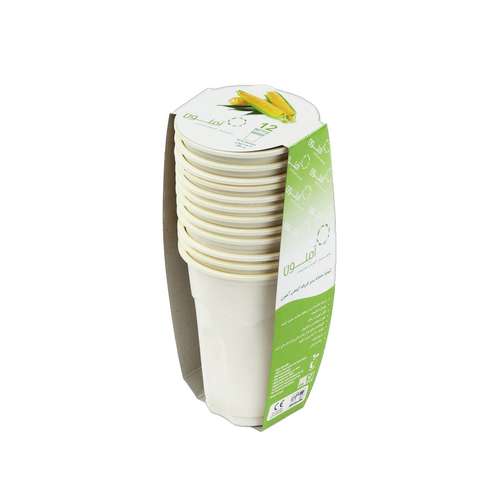 لیوان یکبار مصرف آملون مدل 250 بسته 12 عددی