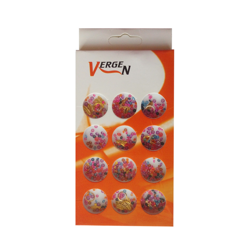 مجموعه نگین و تزیین ناخن ورژن مدل gs122