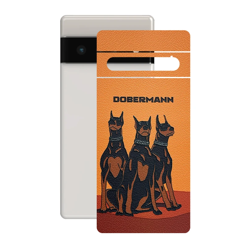 برچسب پوششی ریمکس مدل Leth طرح دوبرمن مناسب برای گوشی موبایل گوگل Pixel 6 Pro