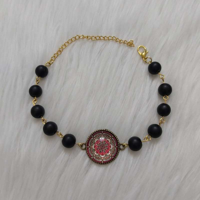 دستبند دخترانه مدل مهره ای رزین کد rez112 دستبند دخترانه مدل مهره ای رزین کد rez112