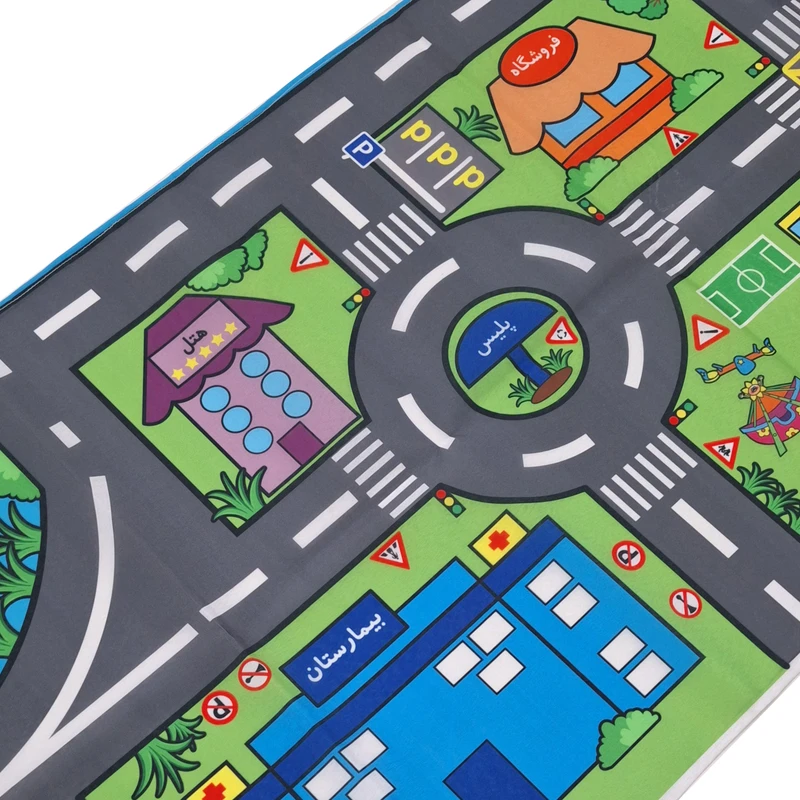 عکس شماره 2 : زیر انداز بازی مدل شهر پارچه ای من