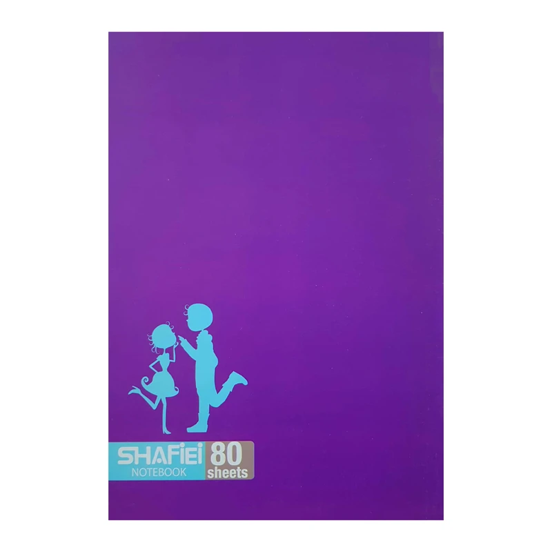 دفتر 80 برگ شفیعی طرح آدمک کد 15 4