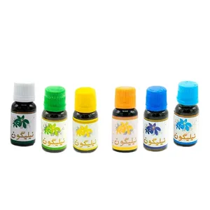  رنگ خوراکی مایع آبی روشن و زرد طلایی و سبز و قهوه ای و زرد لیمویی و آبی تیره نیلیگون - 18 گرم بسته 6 عددی