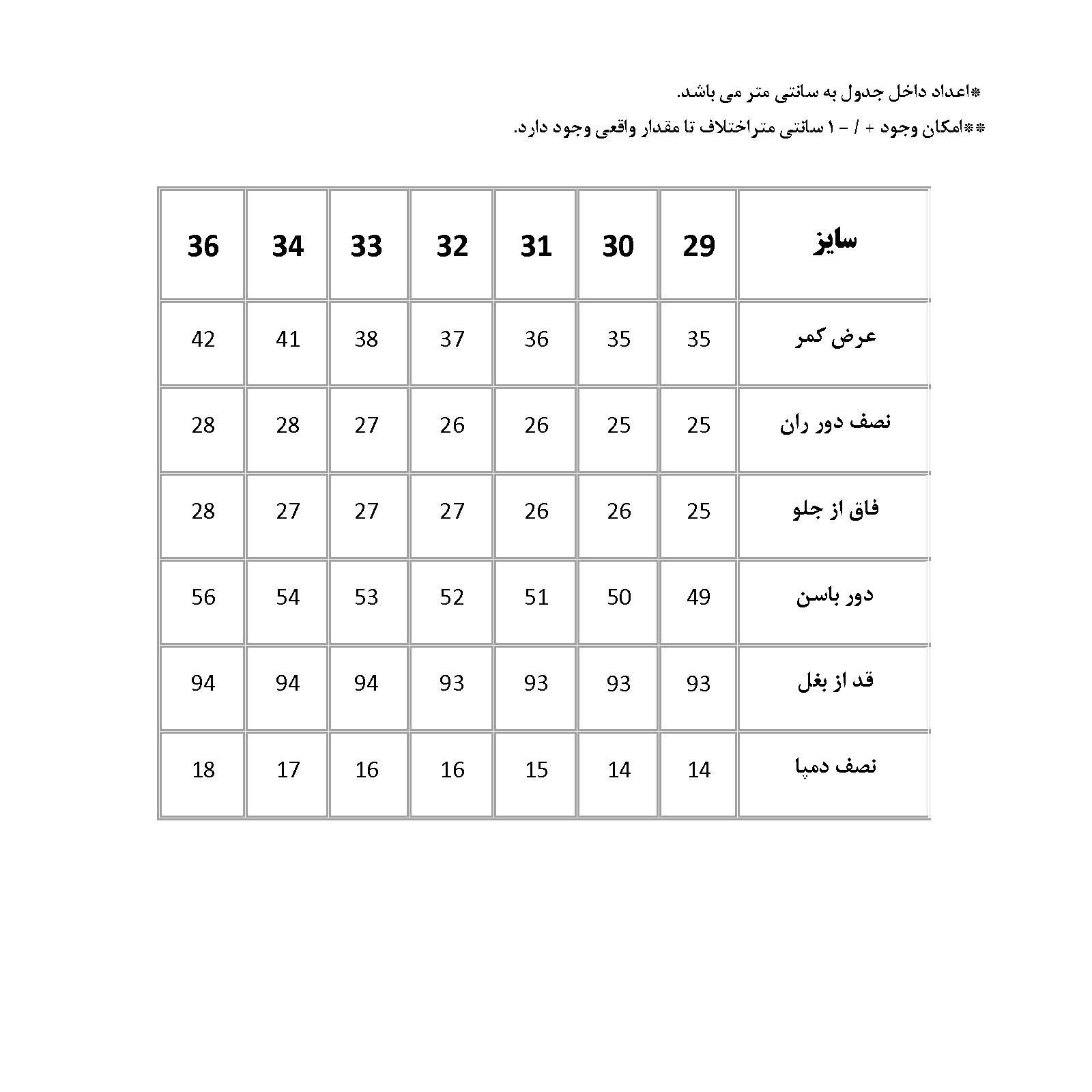 شلوار زنانه پاتن جامه مدل مام فیت 101231030048846 رنگ سورمه ای -  - 6