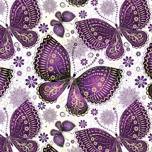 کاغذ کادو طرح پروانه کد 108 بسته 5 عددی