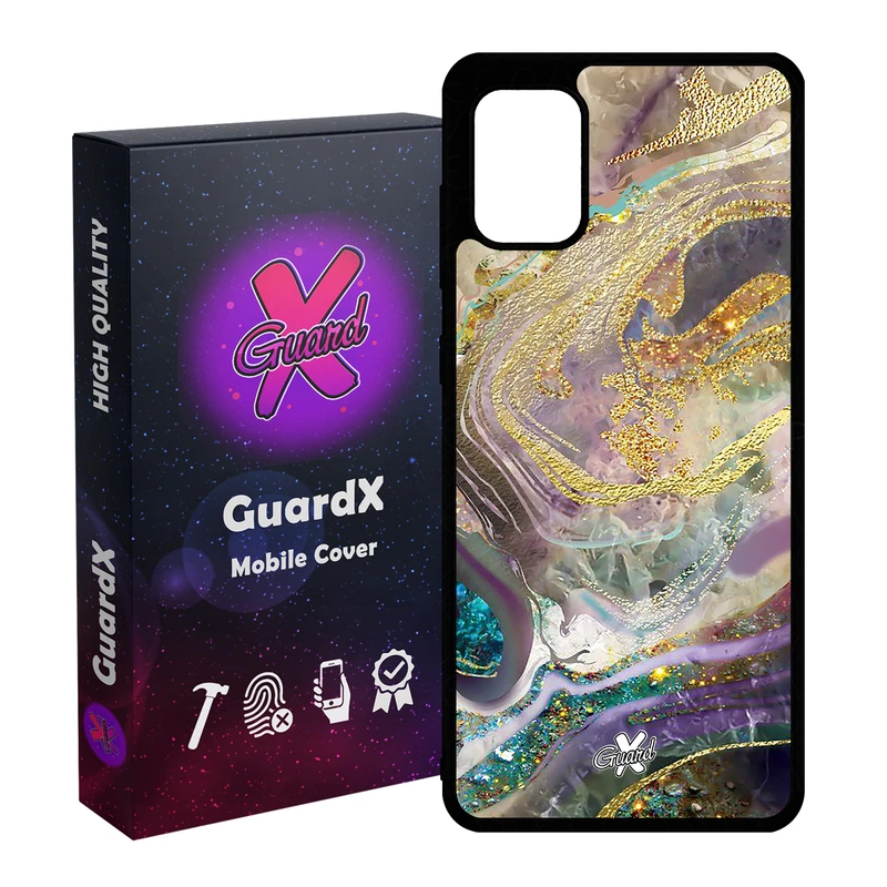 کاور گارد ایکس طرح ماربل مدل Glass10295 مناسب برای گوشی موبایل سامسونگ Galaxy A31