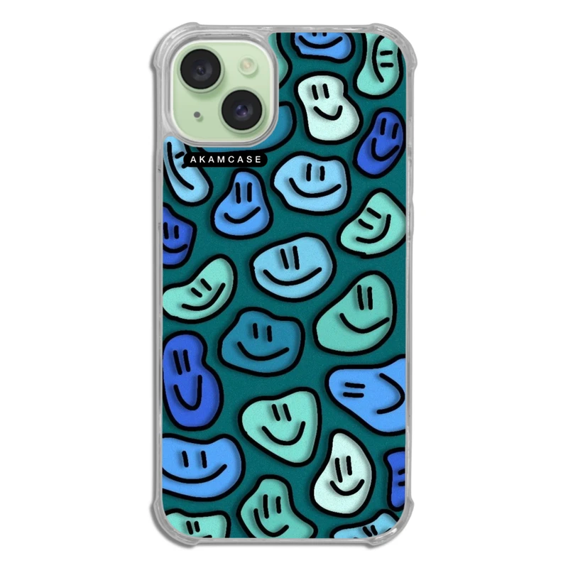 کاور آکام مدل AMCWTA15PLUS-HAPPY FACE9 مناسب برای گوشی موبایل اپل iPhone 15 Plus