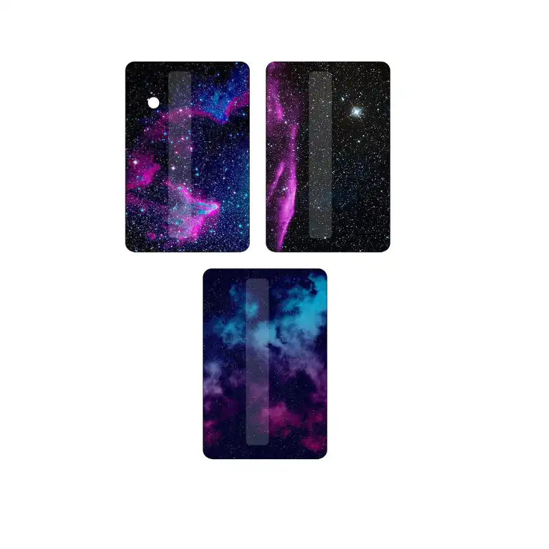 استیکر کارت طرح کهکشان بسته 3 عددی