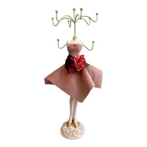 استند جواهرات مدل مانکن ایستاده مخمل