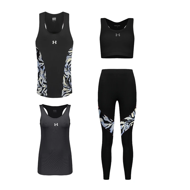 ست چهار تکه لباس ورزشی زنانه مدل 1801-1401-9101-8101