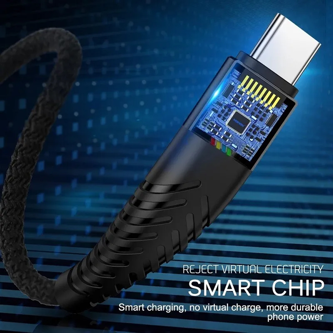 کابل شارژ USB به USB-C آروین مدل CA-01V طول 1 متر