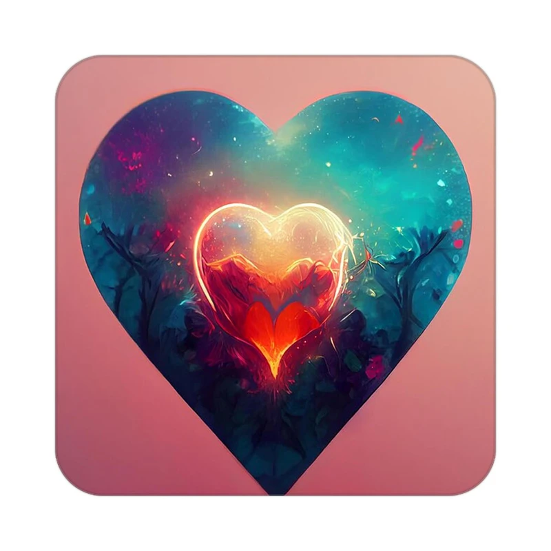 زیر لیوانی کاکتی مدل عاشقانه کد mp13642