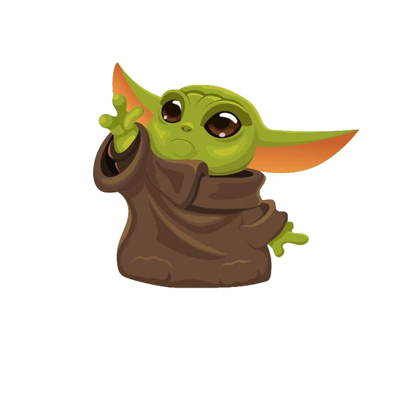 استیکر لپ تاپ و موبایل مدل سریال طرح بچه یودا جنگ ستارگان baby yoda Star wars کد 4940