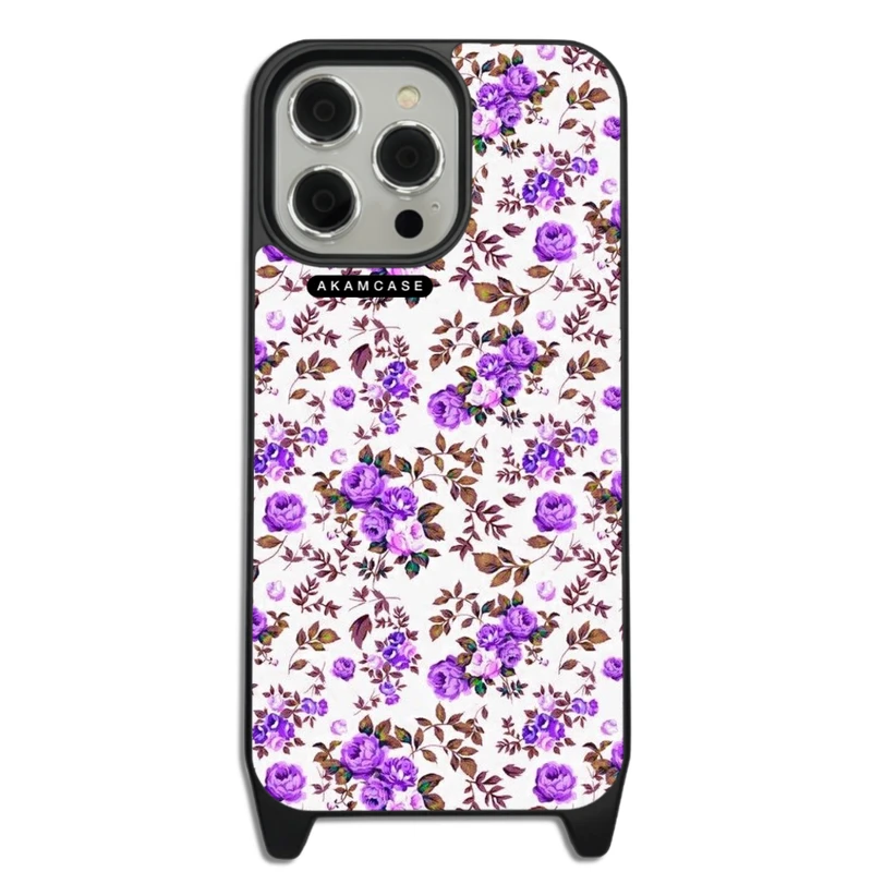 کاور آکام مدل AMC-WLA15PROMAX-FLOWERS11 مناسب برای گوشی موبایل اپل iPhone 15 Pro Max