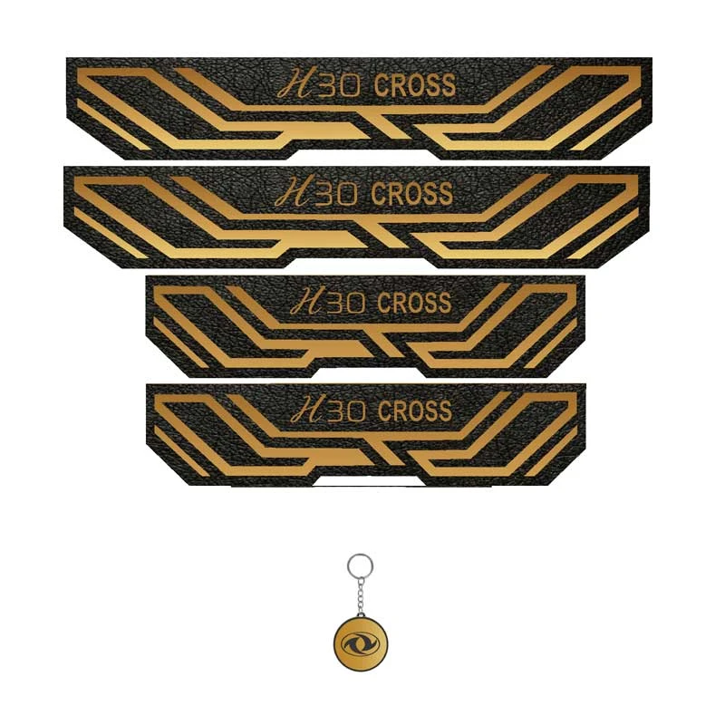 برچسب پارکابی خودرو کد pkA T 2046 مناسب برای h30cross مجموعه 4 عددی