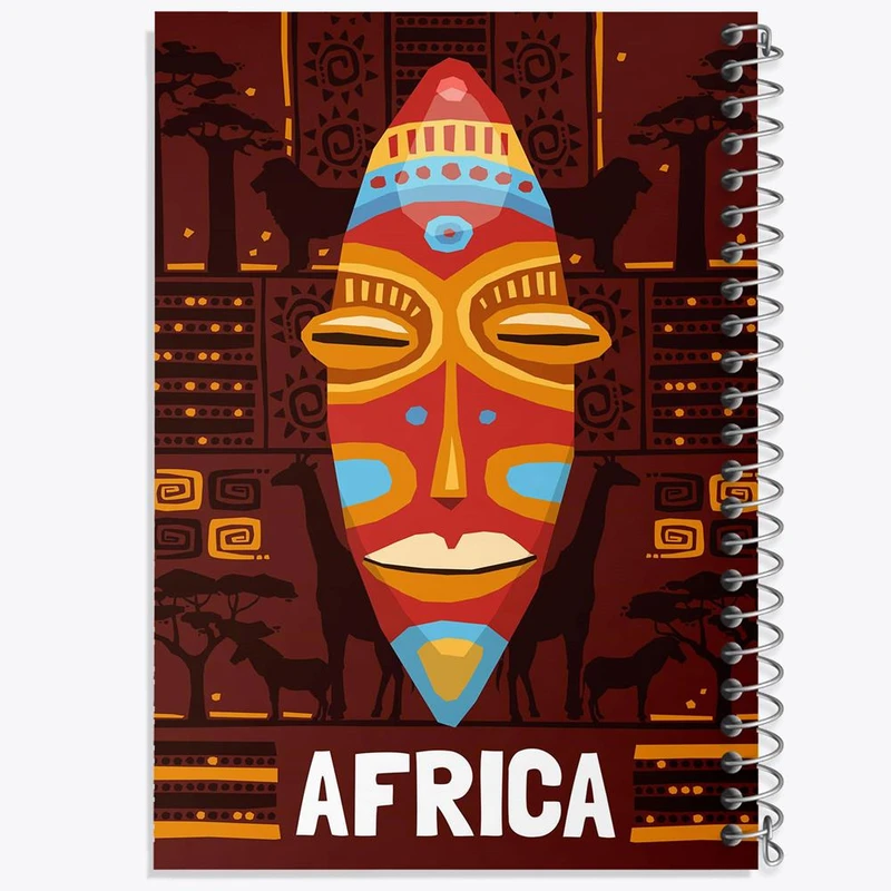 دفتر نت موسیقی 50 برگ خندالو مدل آفریقا Africa کد 29833