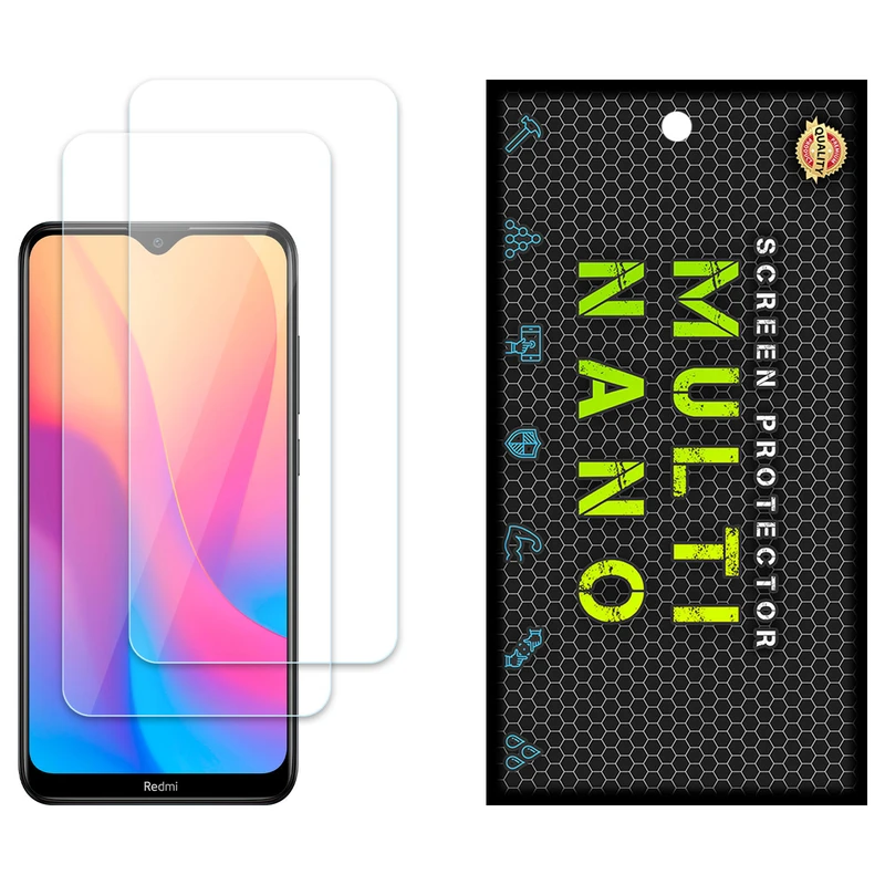 محافظ صفحه نمایش مولتی نانو مدل X-S2N مناسب برای گوشی موبایل شیائومی Redmi 8A بسته دو عددی