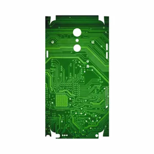 MAHOOT Green Printed Circuit Board-FullSkin Cover Sticker for LG Q Stylus