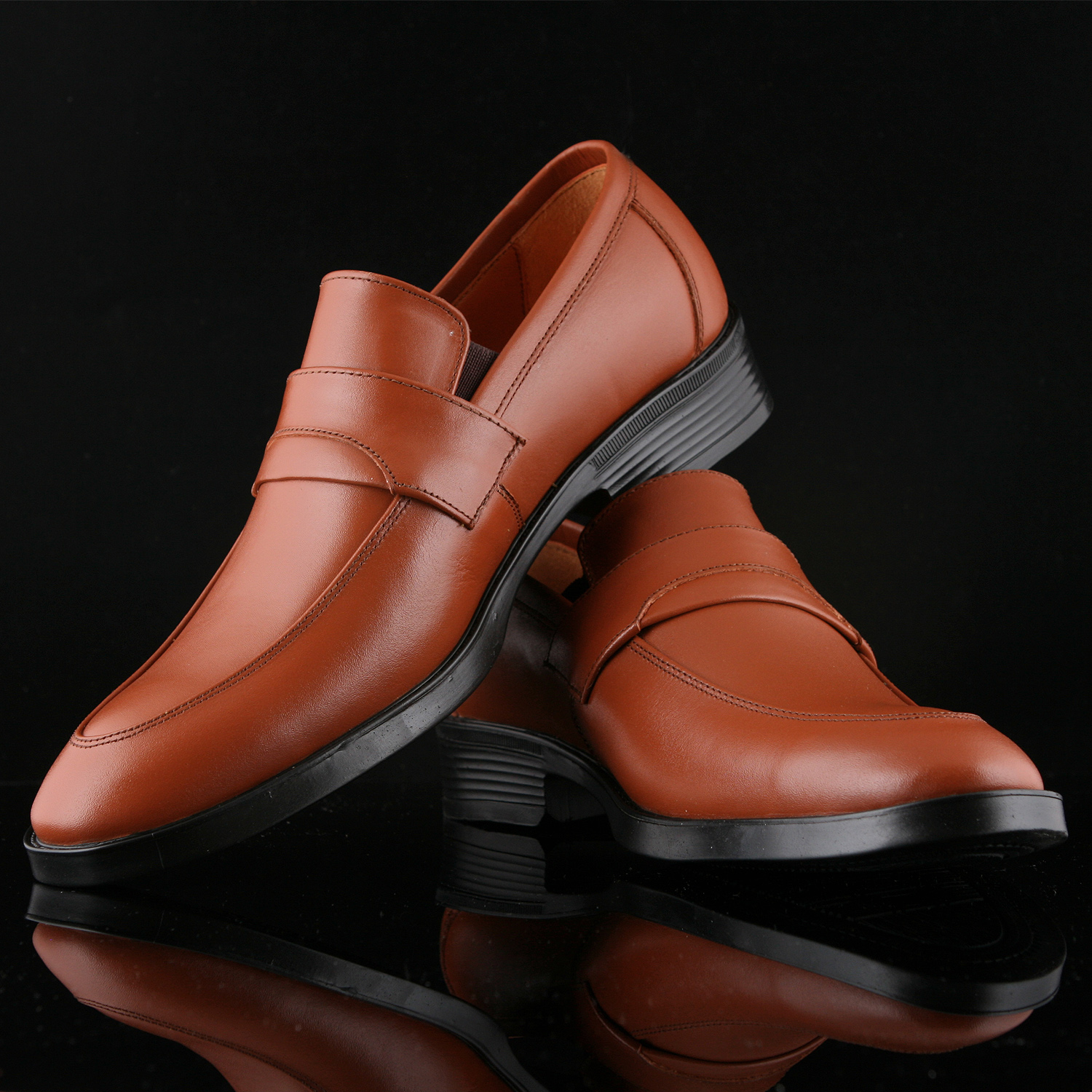 کفش مردانه چرم یلسان مدل راهین کد ASL-RHN-545-GN -  - 5