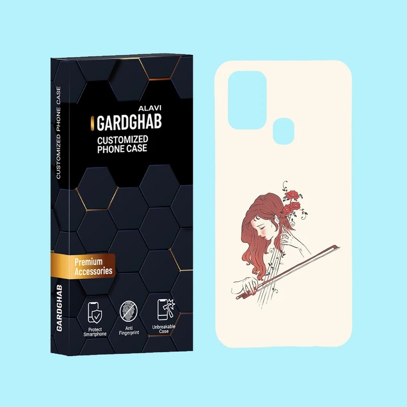 کاور گارد قاب علوی مدل ساز و موزیک مناسب برای گوشی موبایل سامسونگ Galaxy M31