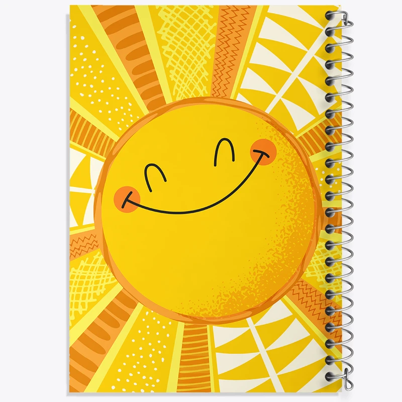 دفتر لیست خرید 50 برگ خندالو طرح خورشید کیوت کد N1495