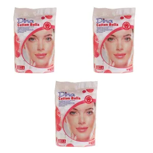 پنبه آرایشی دینا مدل di-10 مجموعه 3 عددی