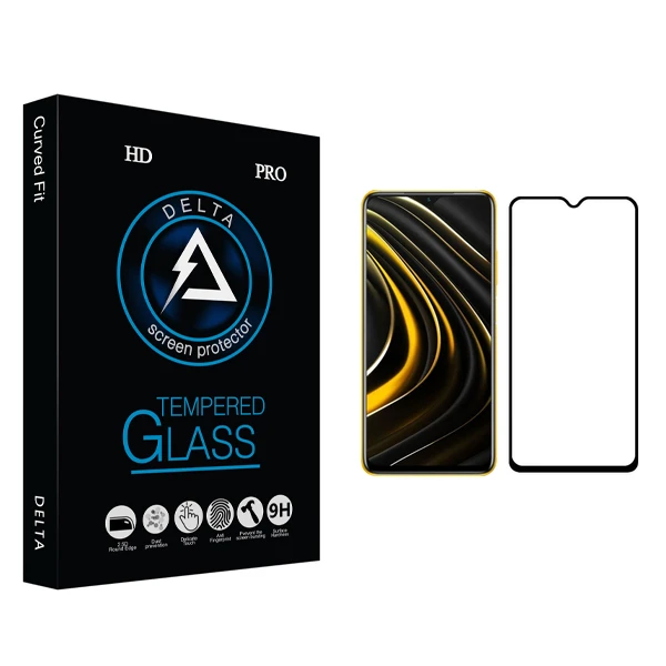 محافظ صفحه نمایش دلتا مدل HD مناسب برای گوشی موبایل شیائومی Poco M3