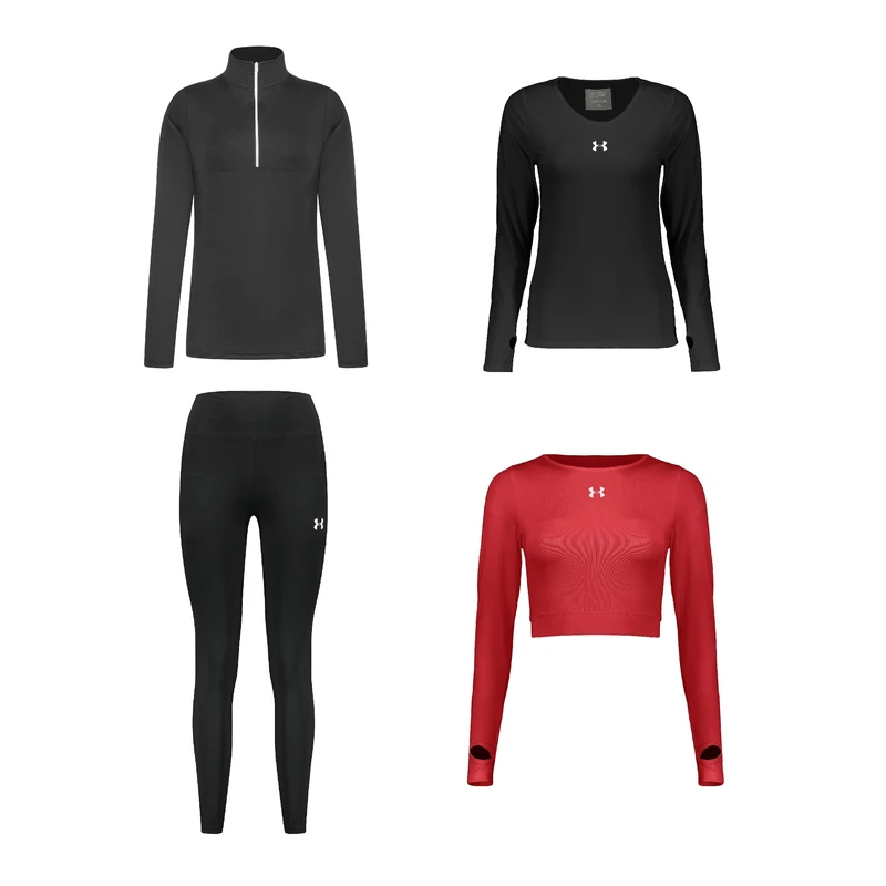 ست 4 تکه لباس ورزشی زنانه مدل 276-4104-76-63