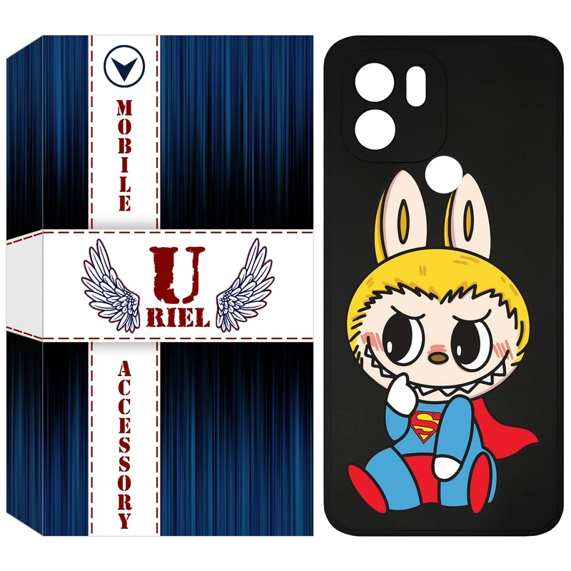 کاور یوریل قاب مدل KSH کد 147 طرح عروسک لبوبو مناسب برای گوشی موبایل شیائومی Redmi A1 Plus / A2 Plus / Poco C50