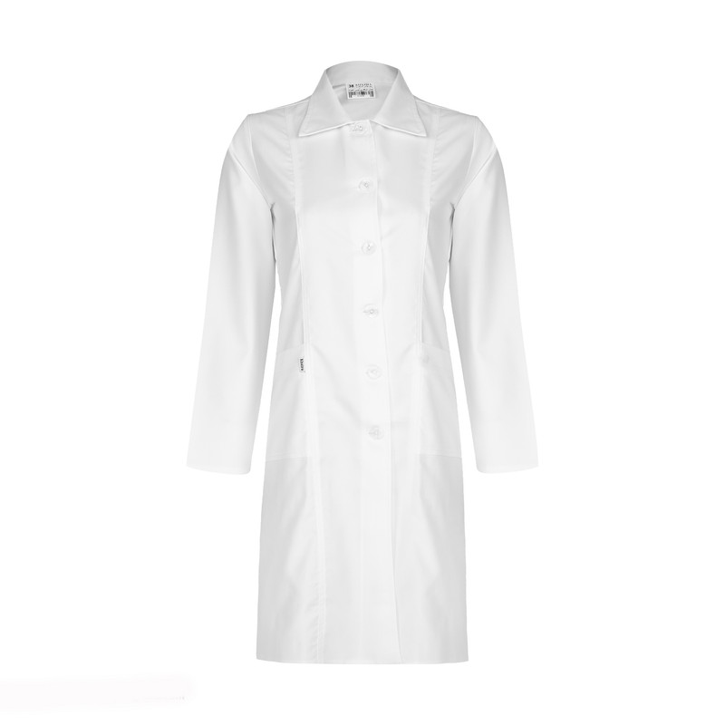 روپوش پزشکی زنانه خضرا مدل یقه شکاری کد 31100 روپوش پزشکی زنانه خضرا مدل یقه شکاری کد 31100