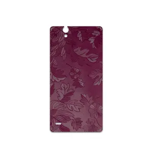 MAHOOT Red-Wildflower Cover Sticker for Sony Xperia C4