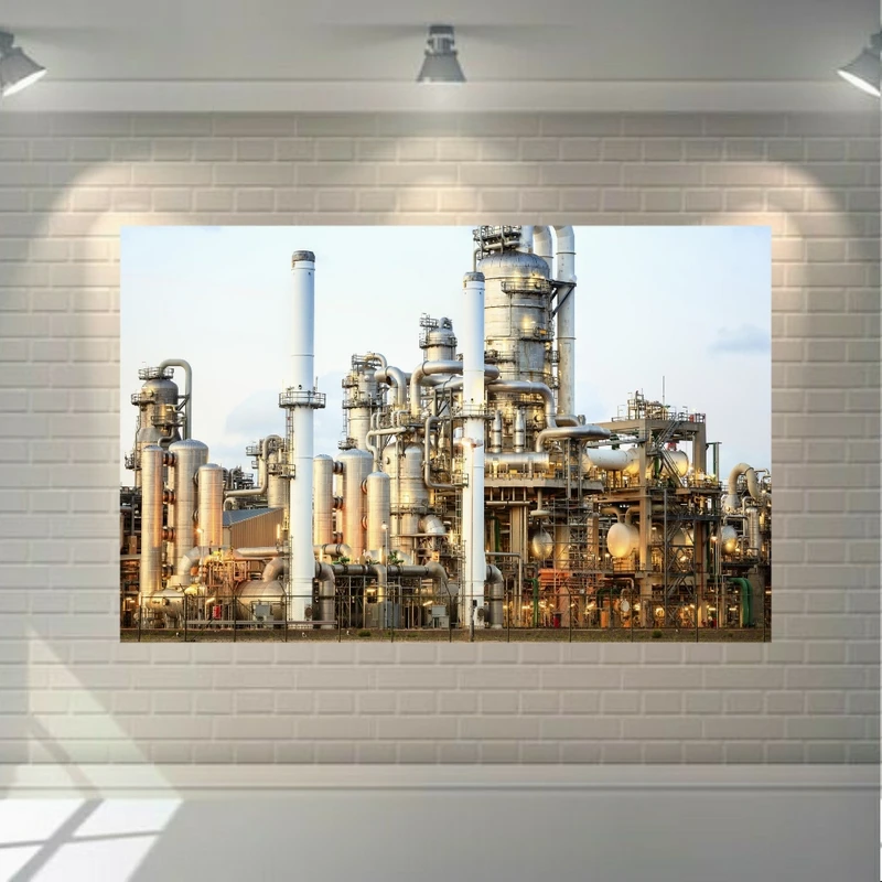 پوستر دیواری طرح پالایشگاه کد FP223
