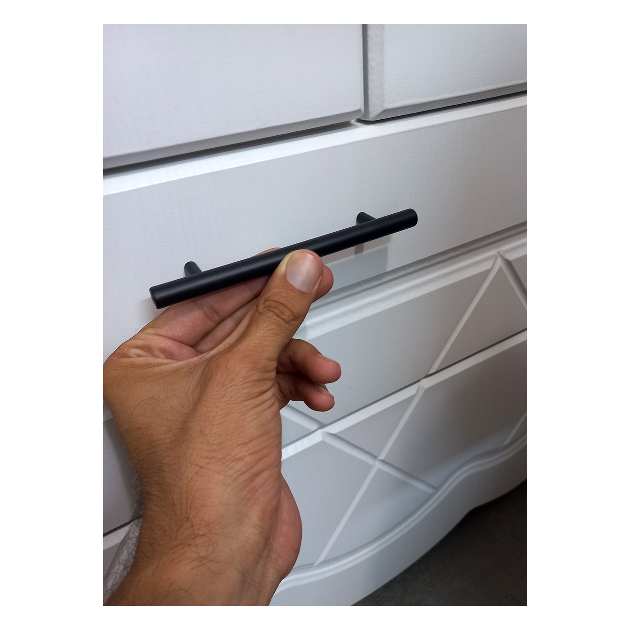 دستگیره کابینت و کمد مدل میله ای کد HG10 بسته 2 عددی