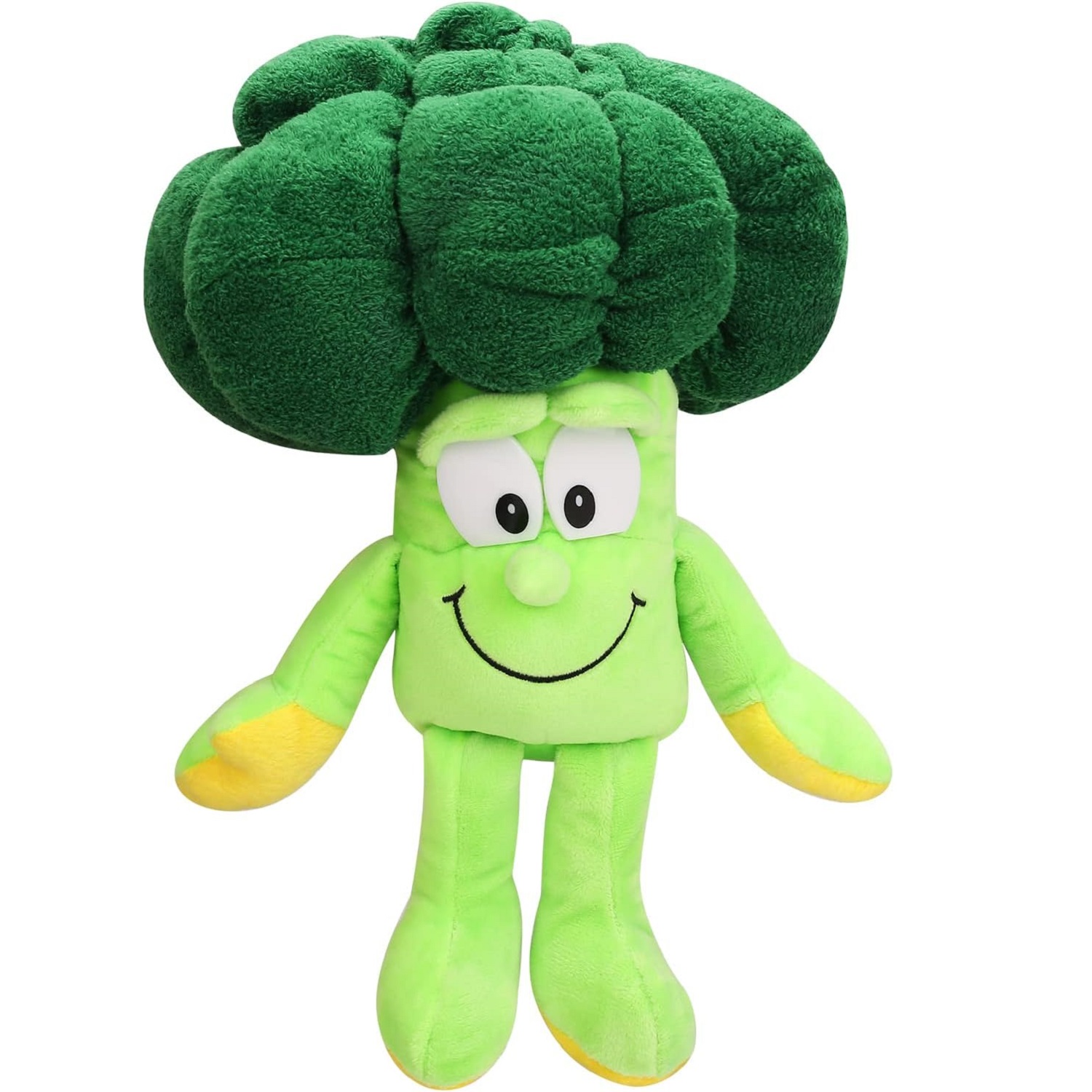 عروسک طرح کلم بروکلی مدل Goodness Gang Peter Broccoli Vegetable کد SZ11/723 ارتفاع 28 سانتی متر