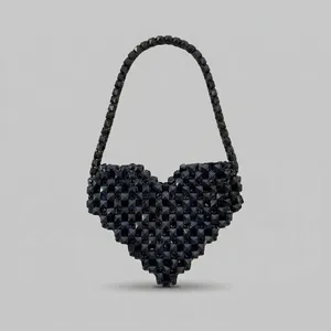 Heart-Shaped Pearl Bag