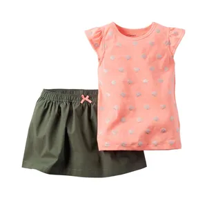 ست تی شرت و دامن دخترانه کارترز مدل 610